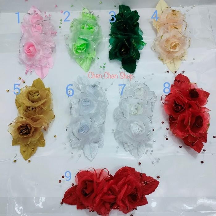 

Hiasan Sanggul Bunga Warna 057