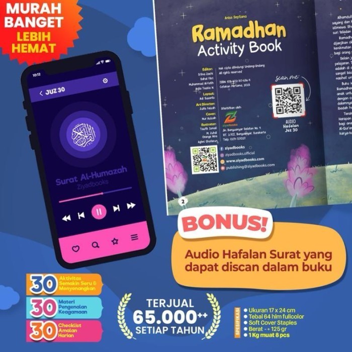 

Spesial Buku Kegiatan Ramadhan Anak Ramadhan Activity Book Ziyad 074