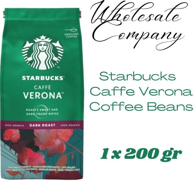

Starbucks Caffe Verona Arabica Ground Coffee 200gr kopi bubuk arabika