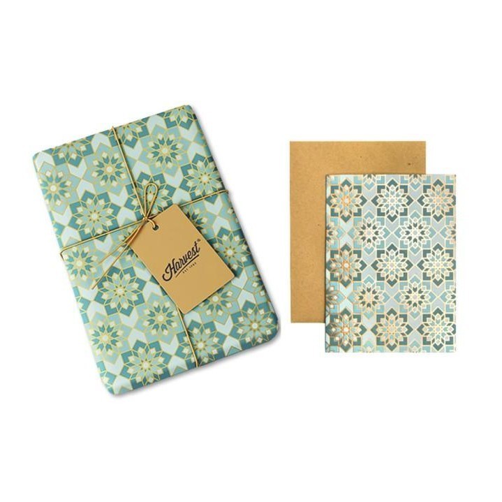 

Paket Kertas Kado & Kartu Ucapan Idul Fitri Harvest Gift Set - Etnik 2 026