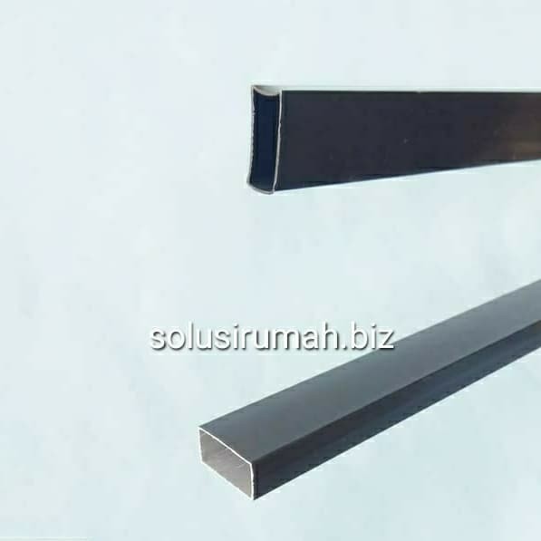 best produk] HOLLOW ALUMINIUM 24 X 45MM P 1M PIPA KOTAK panjang 1meter