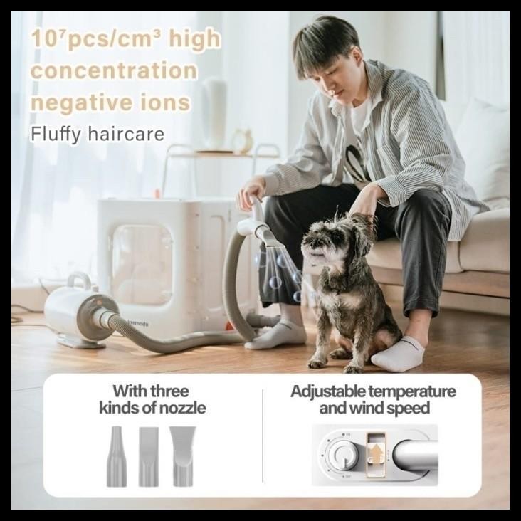 terbaru  ntl pet blower + drying box grooming set ready