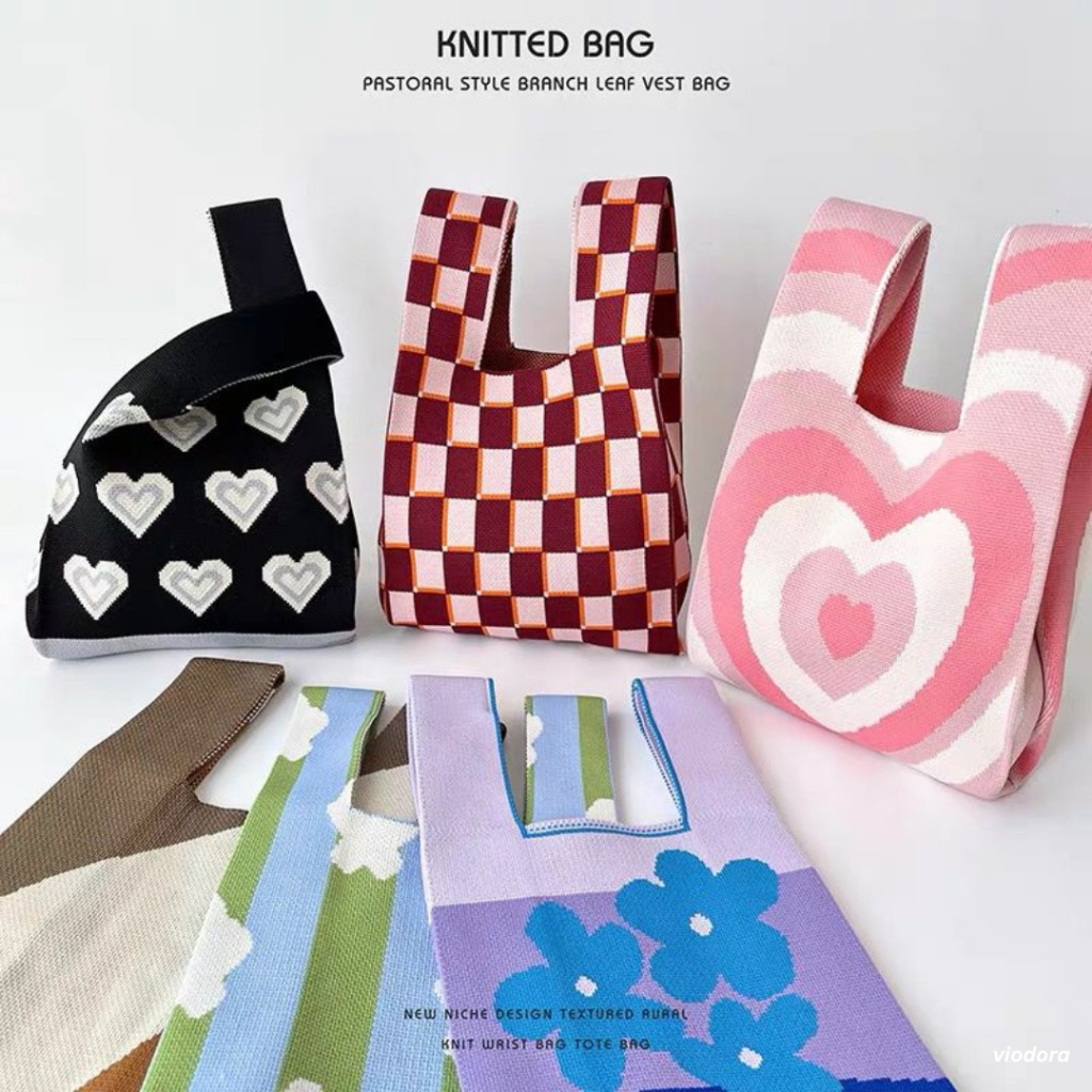 Tas Buffolow Bangkok Ni Viral/Tas Trending/ Thailand Tas Rajut Korea Thailand Knitted Korea Bag
