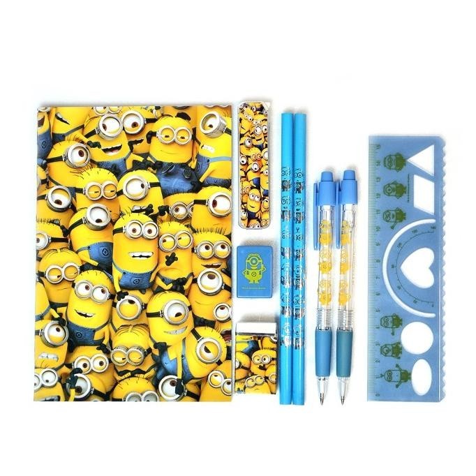 

Big Sale Minion Paket Alat Tulis Anak Original 9 Pcs Stationery Set Dm-Vsst103 Terbaik