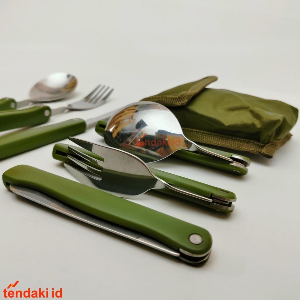 Hot Sale Sendok Set 5.11 / Sendok Set P495 / Sendok Makan Portable / Sendok Tactical / Peralatan Makan / Sendok Garpu Pisau / Good Quality