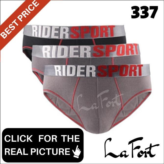 Celana Dalam Rider Sport 337 Pria Ori Cd Underwear Cowok Berkualitas | Zaragiza