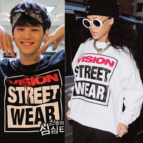 [HEAT IT UP] THE NEWEST VISION STREET WEAR SWEATER HITAM PUTIH VISION STREET WEAR CREWNECK VISION