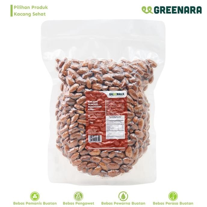 

Trend Kacang Almond Panggang Asin 1 Kg / Lightly Salted Roasted Almond Original