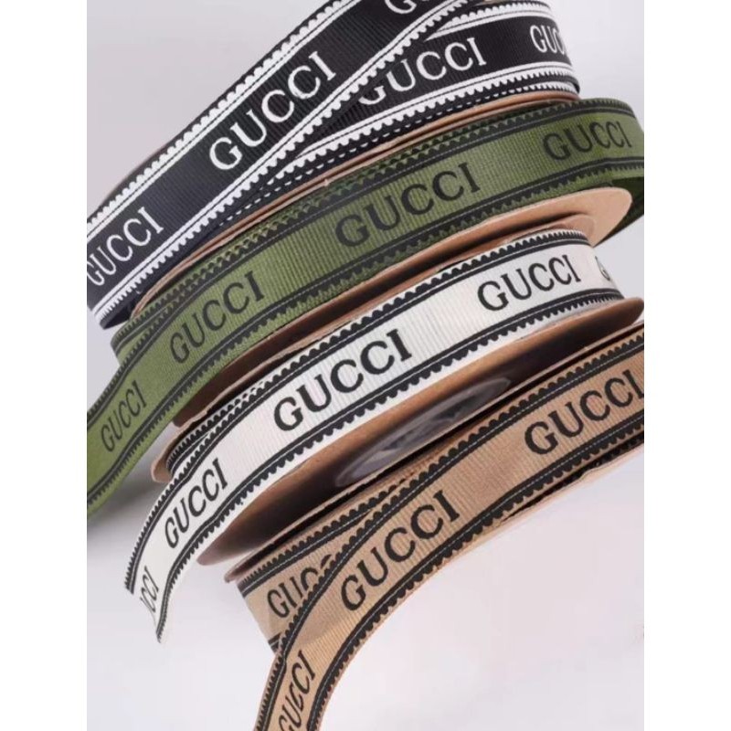 

PITA GUCCI 2CM / pita satin / pita kado / pita bucket