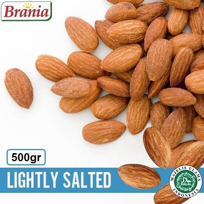 

Kacang Almond Panggang Rasa Asin Ringan 500Gr/ Roasted Almond Salted Berkualitas