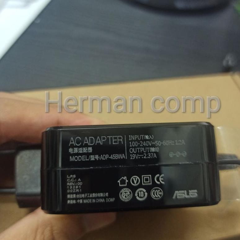 Original Adaptor Asus Adp-45Bw A, Adp-45Bw B, Adp-45Bw Z, Adp-45 A, Adp-45 B, Adp-45 Z 19V 2.37A Dc 