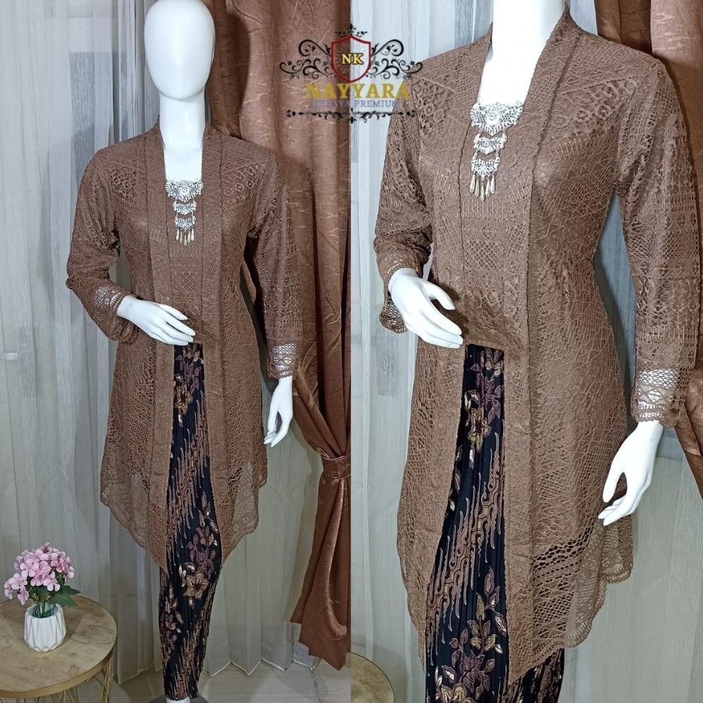 Kebaya Kutu Baru Modern  Kebaya Modern  Kebaya Tunik  Setelan Kebaya Brokat  Kebaya Brokat  Kebaya E