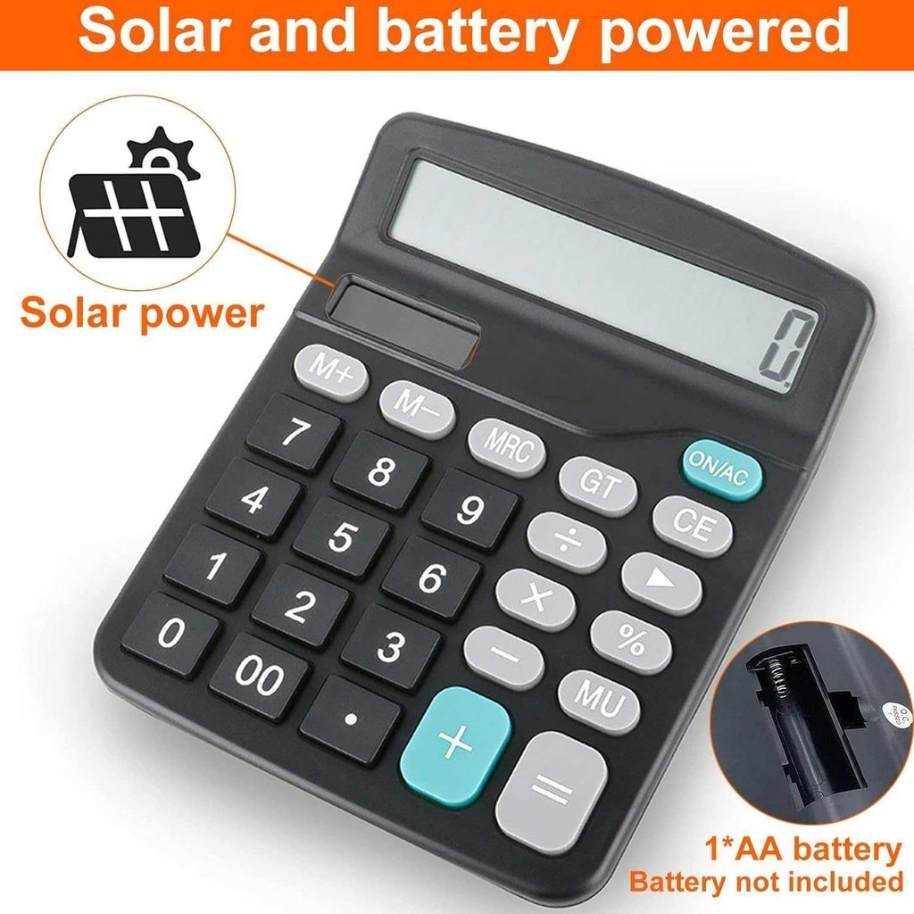 

Kalkulator Elektronik Solar Calculator 12 Digit - KK-837-12S