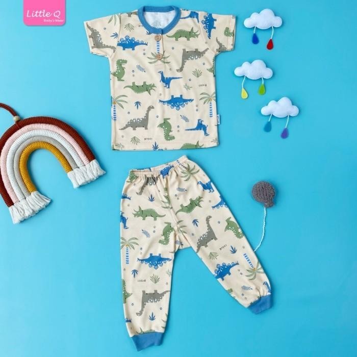 Set Baju Bayi Laki-Laki Little Q 4-48 Bulan