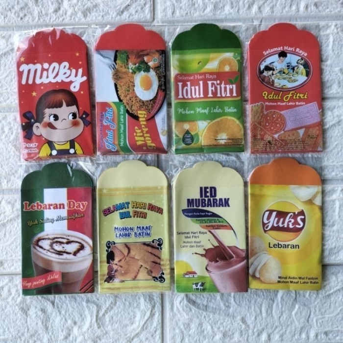 

Amplop Lebaran Ampau Lebaran Medium Snack Isi 100 Lembar Pergambar