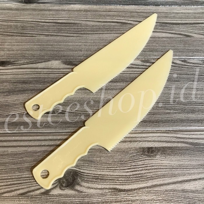

Pisau Kue Bahan Plastik Plastic Cake Knife Lancip