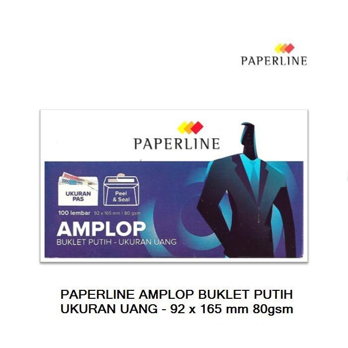 

Amplop Uang Panjang Lebaran Polos Paperline Putih 1 Papperline