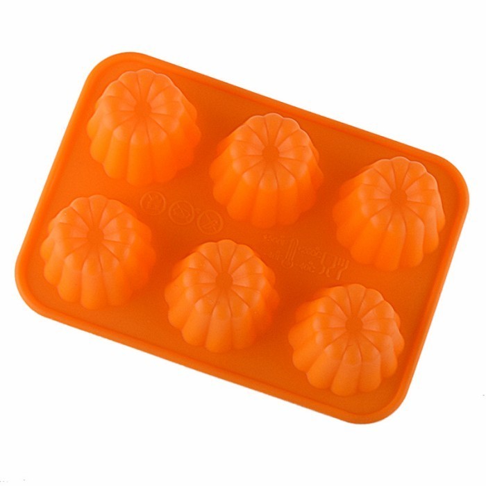 

Loyang Mini Kue 6 Bahan Silikon Puding Tahan Panas
