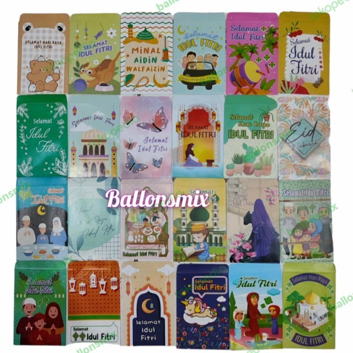 

Amplop/Ampau Lebaran Idulfitri Ukrn M 1Pack Isi 8Pc
