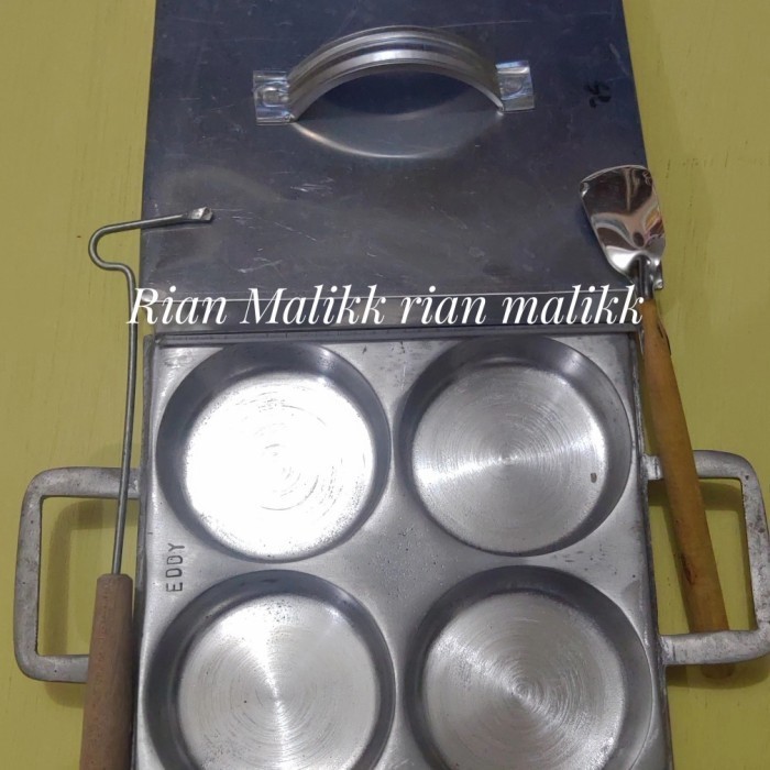 

Cetakan Kue Martabak Mini Bahan Alumunium Cor Tebel + Sutil