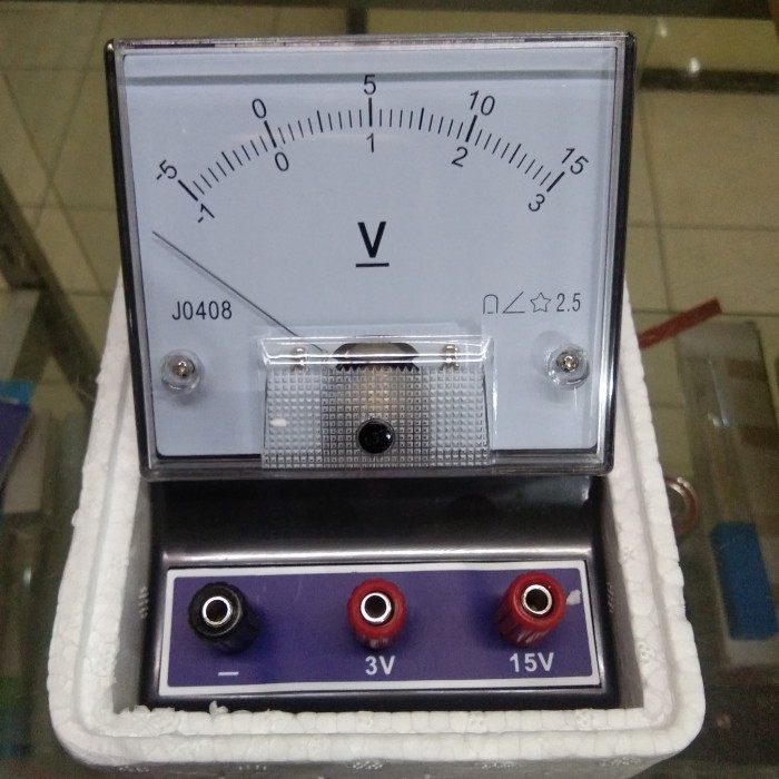VOLTMETER DC MURAH / ALAT PERAGA FISIKA VOLTMETER DC MURAH