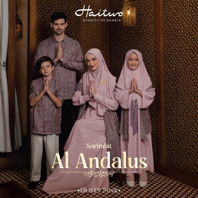 Trend Sarimbit Haitwo Al Andalus Dusty Pink Terbaik