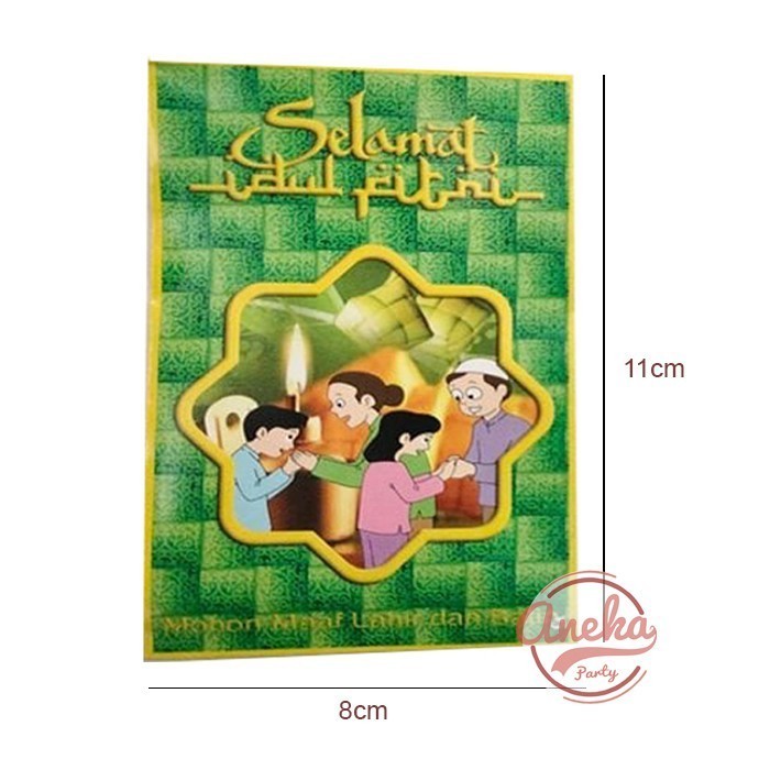 

Amplop Lebaran Idul Fitri Hijau Besar / Ampau Lebaran / Idul Fitri