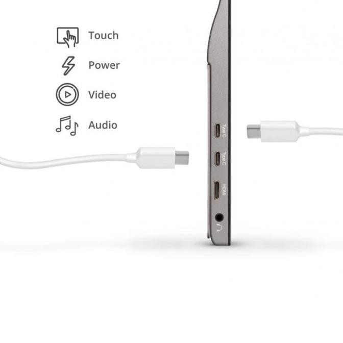 [Ori] Monitor Led Portable Viewsonic Td1655 15.6" Ips Touch Usb-C Librawolf