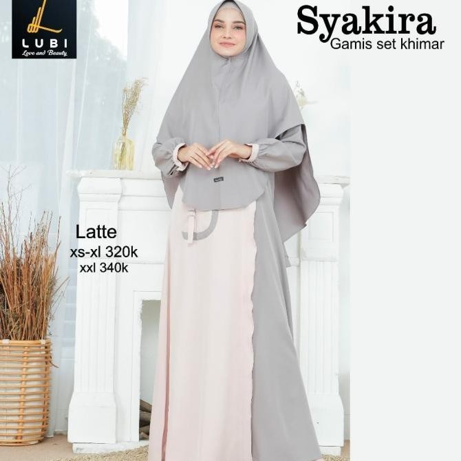 Gamis Lubi Syakira Stok Terbatas