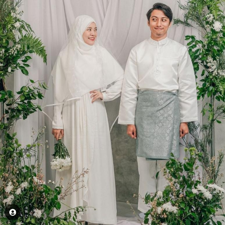 SALE Set akad Nikah Gamis akad zaina dan baju set koko akad by hijab alila / hijabalilajambi walimah