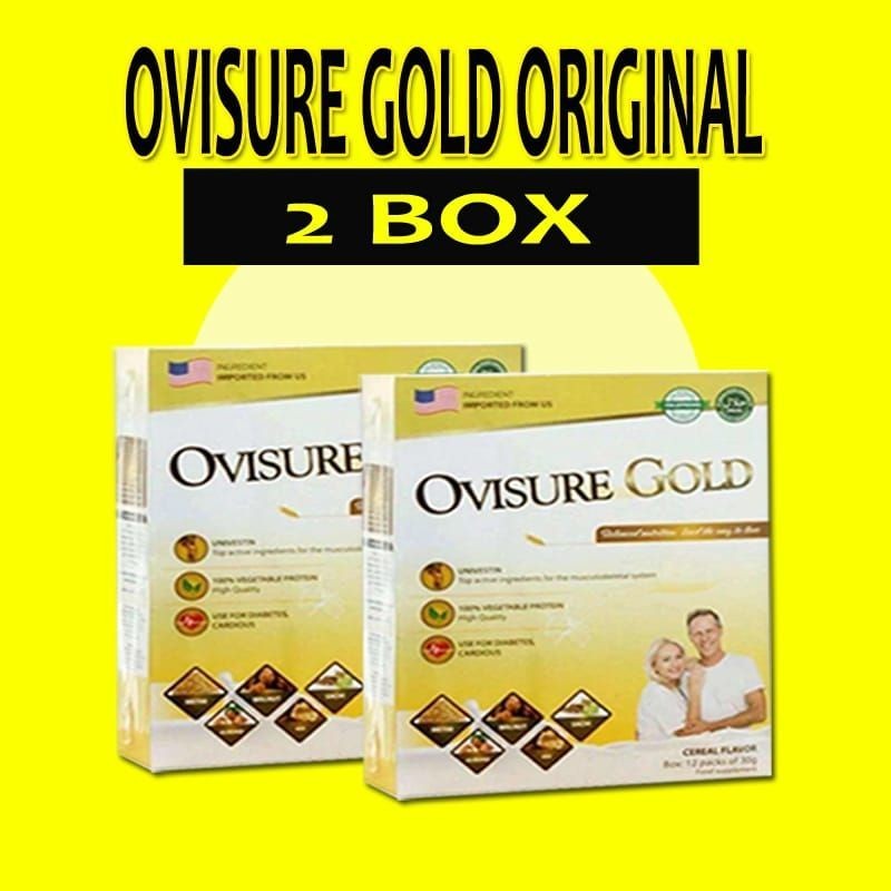 

PAKET 2 BOX OVISURE GOLD USA SUSU UNTUK TULANG SENDI