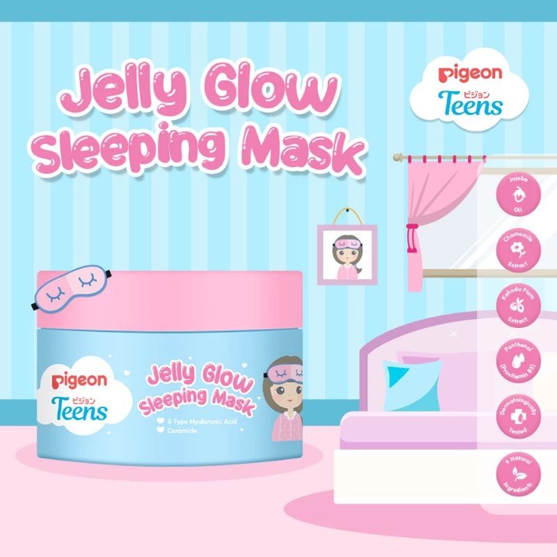 PIGEON TEENS Jelly Glow Sleeping Mask