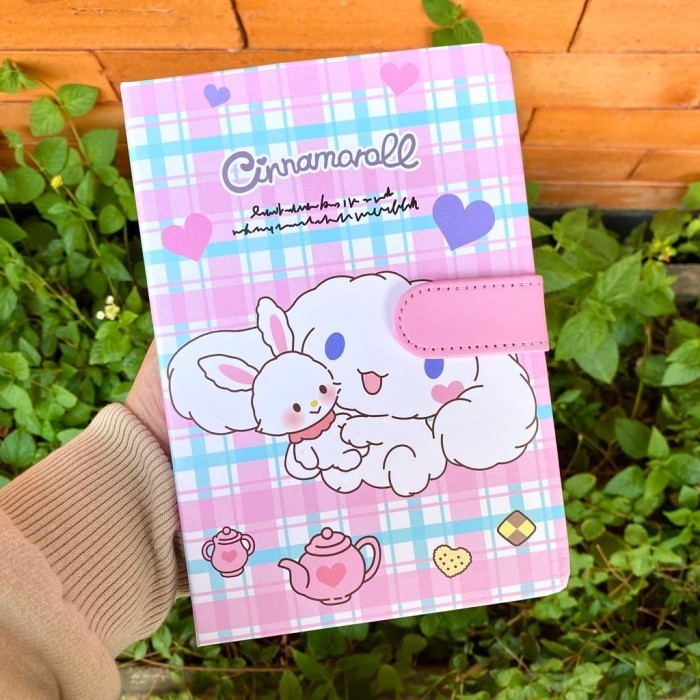 

Hemat Notebook A5 Sanrio Diary Magnetic Buku Tulis Cinamoroll Kuromi Melody Gilaa!!!