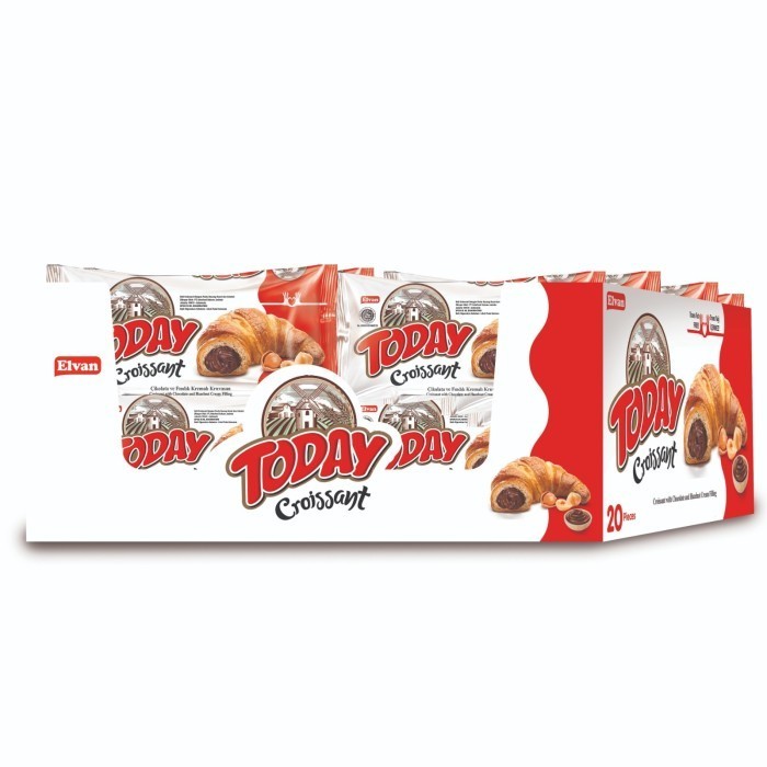 

~~~~~] Roti Coklat Elvan Today Croissant Turky 55gr Oleh Oleh Haji dan Umroh