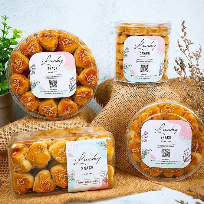 

Kue Kering "KUE KACANG" Wisman Uk 500 Gram Toples Bulat LN