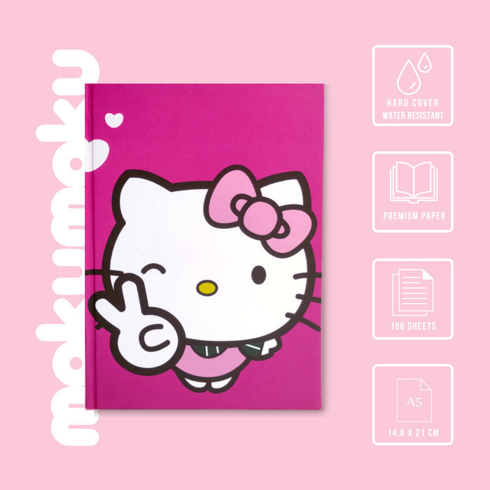 

Bagus Buku Tulis / Notebook Hardcover Hellokitty & Friends Promo