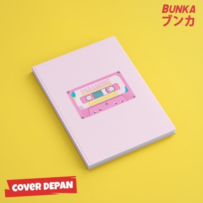 

Dijual Notebook Band Paramore Cassete Tape Hardcover A5 Buku Tulis Catatan No Promo