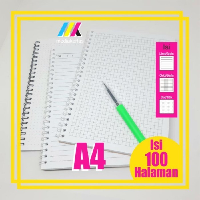 

Bergaransi Notebook A4 Buku Catatan Jurnal Book Hvs Murah Buku Kuliah Promo