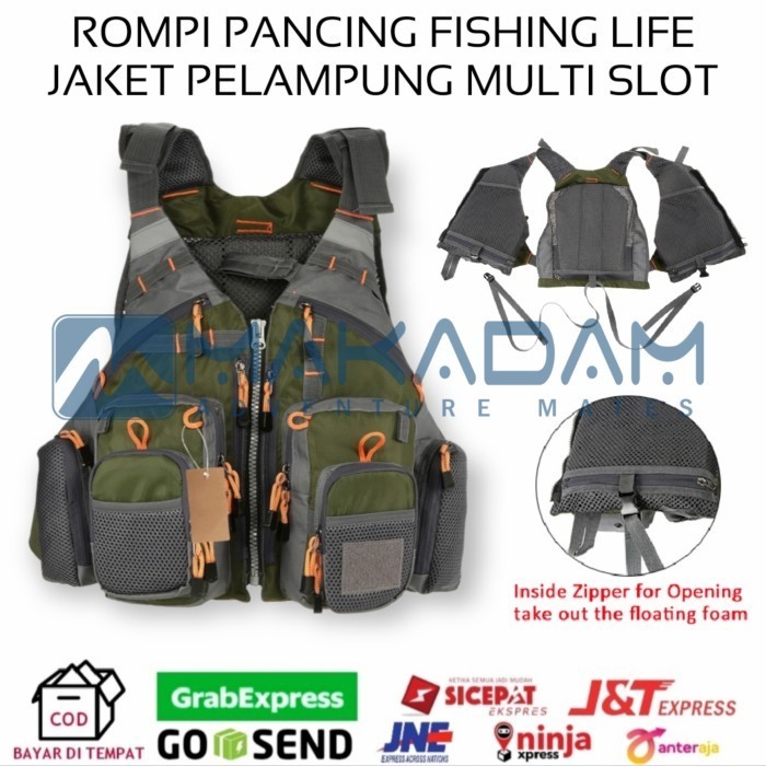 Rompi Mancing Rompi Pelampung Life Jaket Outdoor