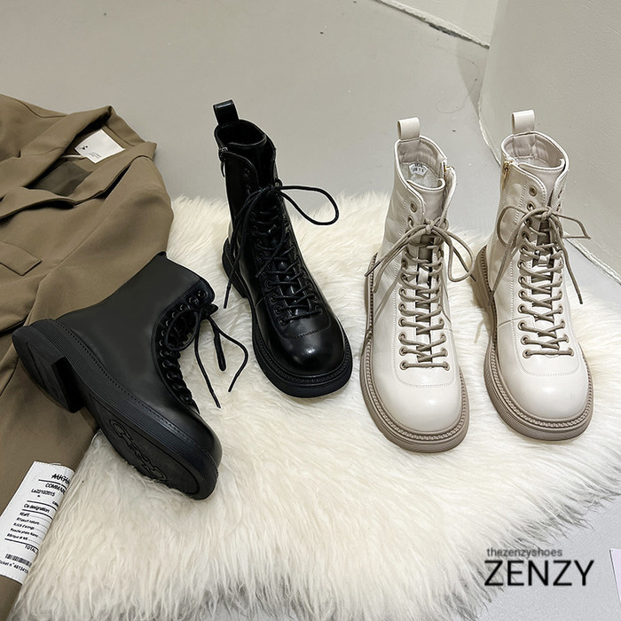 Tzs Zenzy Ohmhye Korea Design - Sepatu Boots Wanita