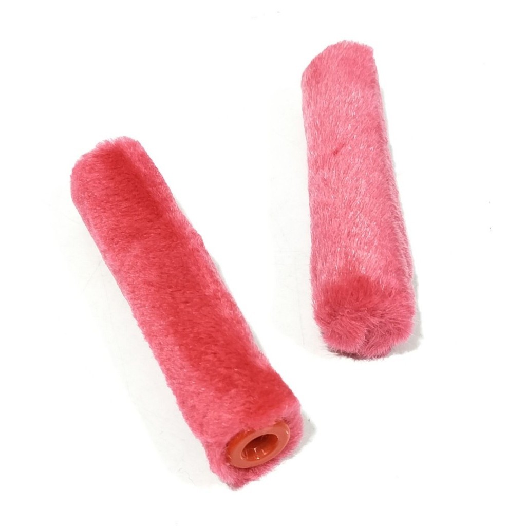 Refill Bulu Rol kapal Bulu pink Supra 4" / Bulu Rol kuas cat tembok