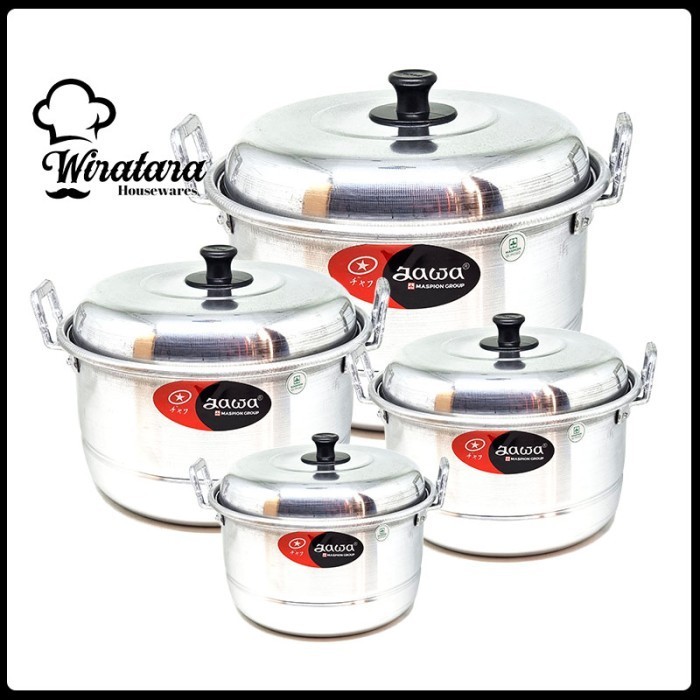 '+'+'+'+] Maspion Dandang Kukusan Nasi + Sarangan Panci Jawa Steamer Aluminium