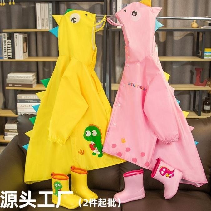 Jas hujan dino anak/ Raincoat dino anak/ Kids raincoat dino