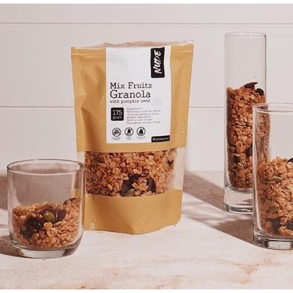 

Big Sale Mix Fruit Granola Roasted 40G - Sereal Sarapan Sehat No D Sugar Terbaik