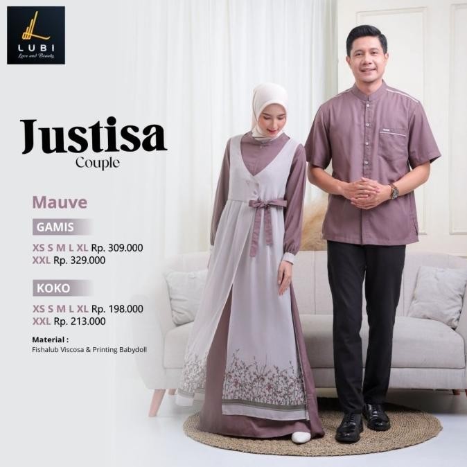 New Couple Lubi Justisa Mauve Terbaik
