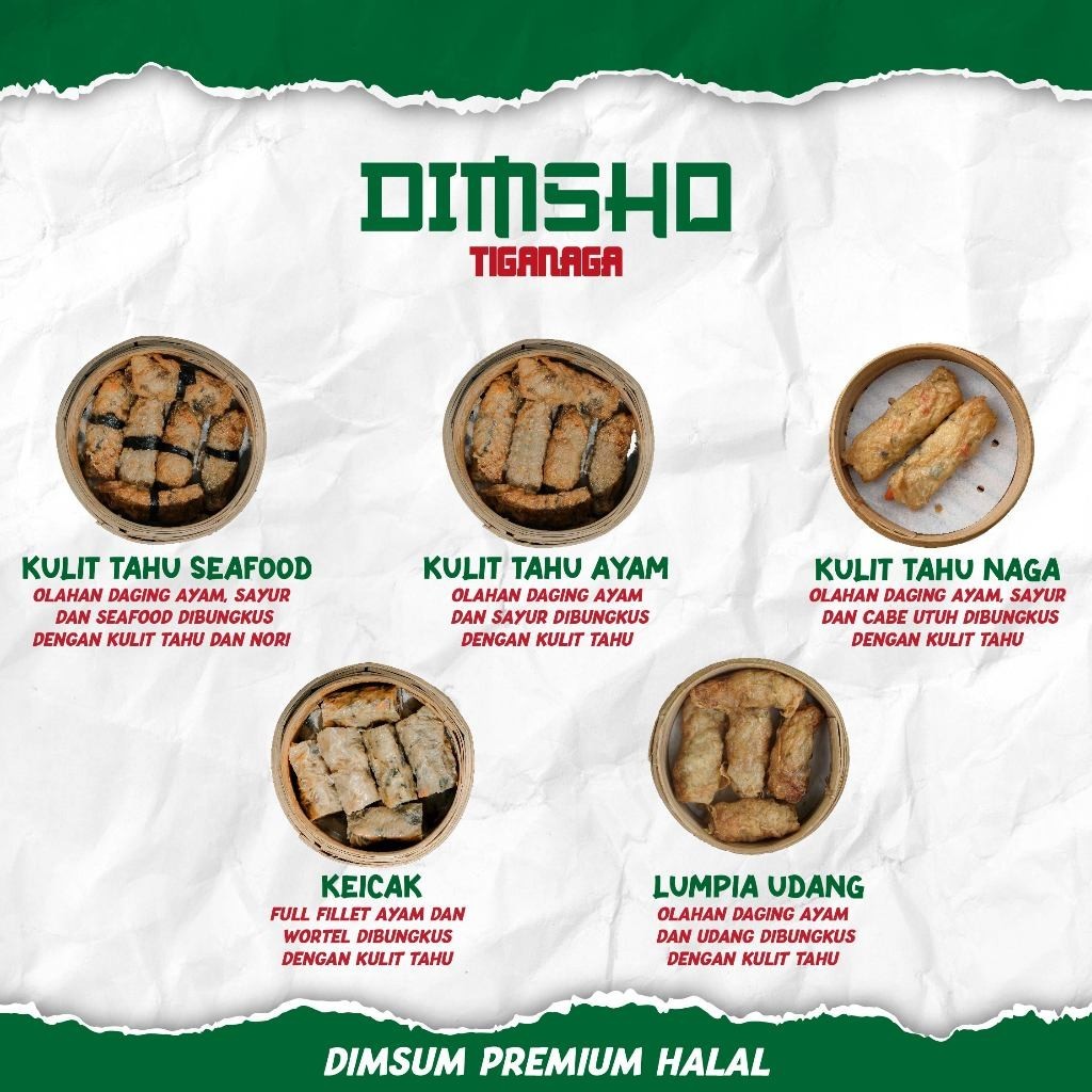 

DIMSUM FROZEN PREUM HALAL II PAKET KULIT TAHU 10 PCS II PAKET DIMSUM KULIT TAHU 5 VARIANT