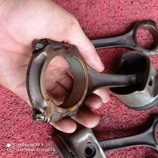 Piston Set Stang Ring Sekher Seher Mercy A140 A Class Asli Ori Mercedes-Benz Os Standar Std Copotan