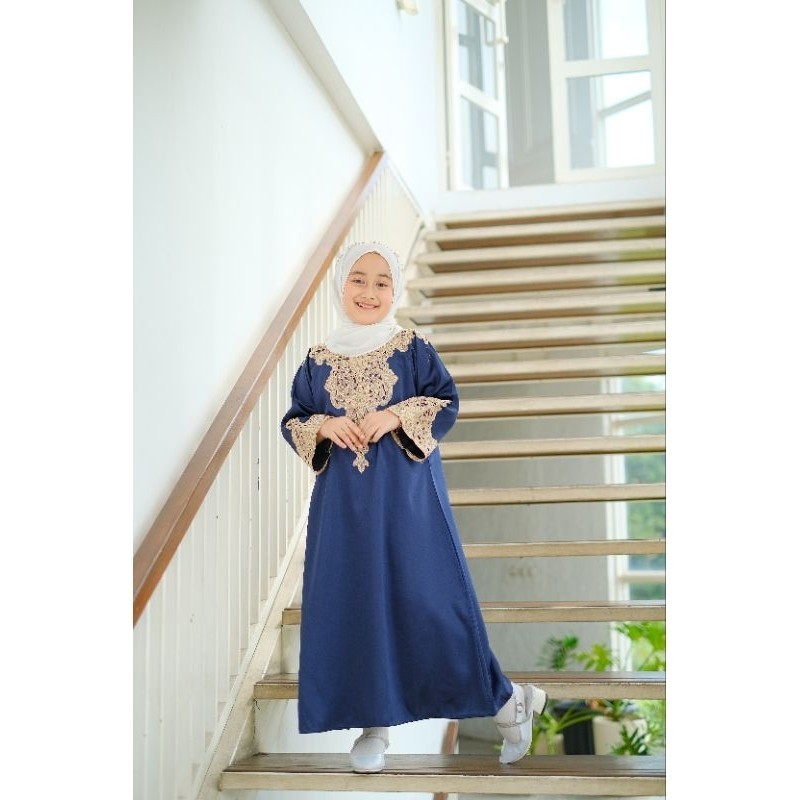 Kaftan Anak Perempuan 12 Thn Umur 5 6 Tahun 8 9 2 3 4 Games Umur13 14Th Ghamis Termurah Baju Muslim 