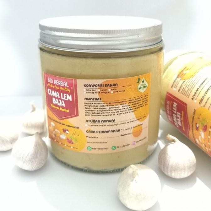 

Jus Herbal Bawang Putih Tunggal,Jahe Merah,Cuka Apel,Lemon,Madu-500ml