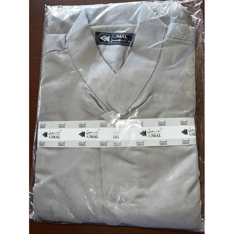 VIRALjubah luaran pria / jas luar jubah / gamis luar AJMAL - ori viet XLjumbo premium slimfit hitam 